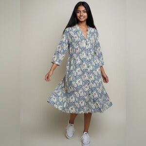 NWOT Boo Gemes Cotton Paisley Sun Dress Women’s Large